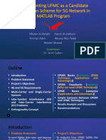 Implementing UFMC for 5G