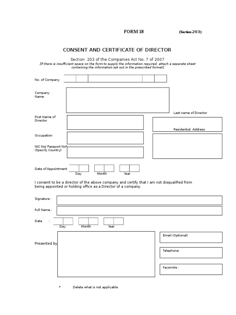 Form-18 BR SL | PDF