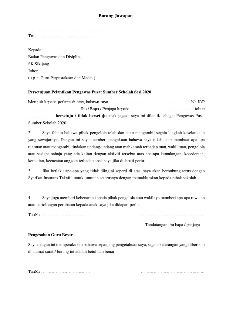 Download 68+ Contoh Surat Izin Sekolah Kemalangan Terbaik Dan Terbaru