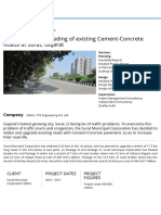 Widening and upgrading of existing Cement-Concrete Roads at Surat, Gujarat _ TPF