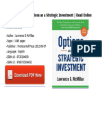 Options As A Strategic Investment PDF