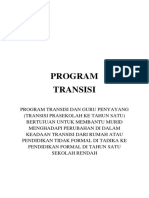 Modul Program TRANSISI Tahun 1 2020