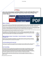 Chrome Plating Process