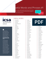 Useful Words and Phrases-ICSA-1