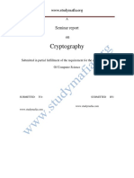 CSE Cryptography Report PDF