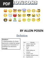 Download Emoticons TOK Presentation by Allon Zohan Posen SN44135630 doc pdf