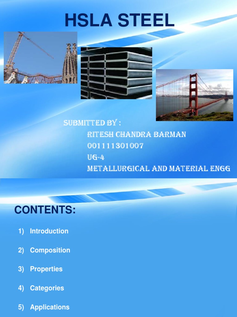 Hsla Steel PDF Steel Annealing (Metallurgy)