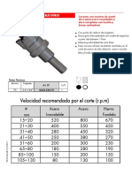 CUADRO DE CORTE