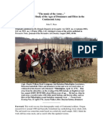 "The Music of The Army... ": An Abbreviated Study of The Ages of Drummers and Fifers in The Continental Army