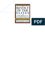 Lasch, Christopher - The Revolt of The Elites - and The Betrayal of Democracy-W. W. Norton & Company (1996) PDF