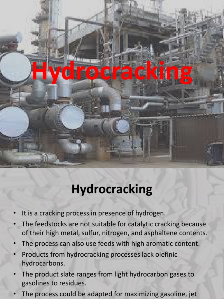 Hydrocracking PDF Cracking (Chemistry) Catalysis