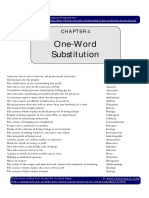 CHAPTER 4 One Word Substitution