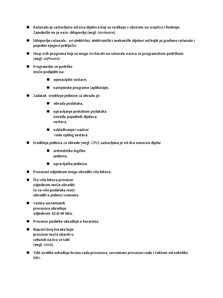 Gradja Racunala | PDF