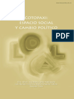 Cotopaxi Espacio Social y Cambio Político