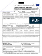 Reporting Suspected Adverse Drug Reactions