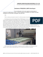 Difference Between PVB, EVA, SGP Interlayer