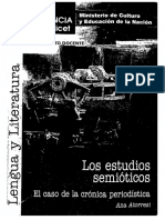 2atorresi Ana - Los Estudios Semioticos - El Caso de La Cronica Periodistica PDF