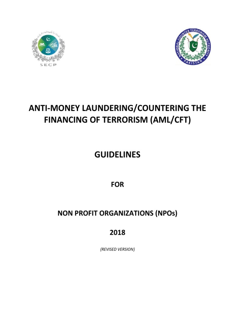AML CFT Guidelines For NPOs 2018 - Revised | PDF | Financial Action ...