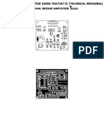 15-15 Watt Dual Bridge Using TDA7297 - Technical Mriganka PDF