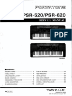 Yamaha PSR 520 - PSR 620