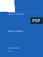 UCP Hand Book Graduate Studies