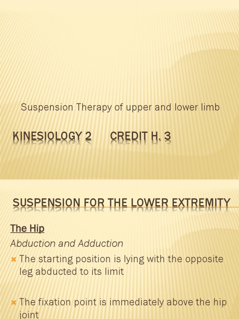 25. suspension therapy of upper and lower limb.pptx Anatomical Terms