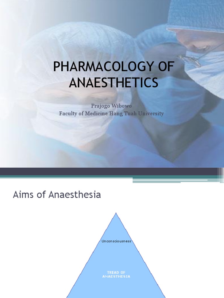 Pharmacology of Anaesthetics Explained | PDF | Anesthesia | Nitrous Oxide