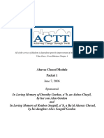 Actt Ahavas Chesed Module Packet 1