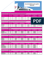 Accommodation Price Guide 2019 20