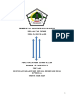 Perdes Rpjmdesa 2018 2024 PDF