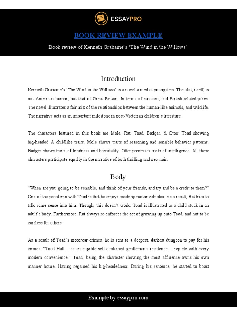 Review of The Wind in the Willows | PDF | The Wind In The Willows
