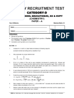 0115 Cat D Chemistry Xi Xii Paper A Sample