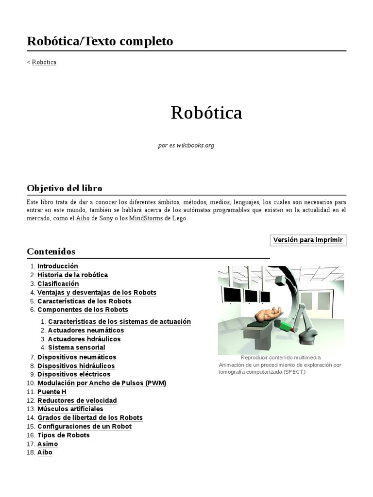 Robótica | PDF | Robot | Robótica
