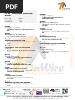 RHCSA Course Datasheet