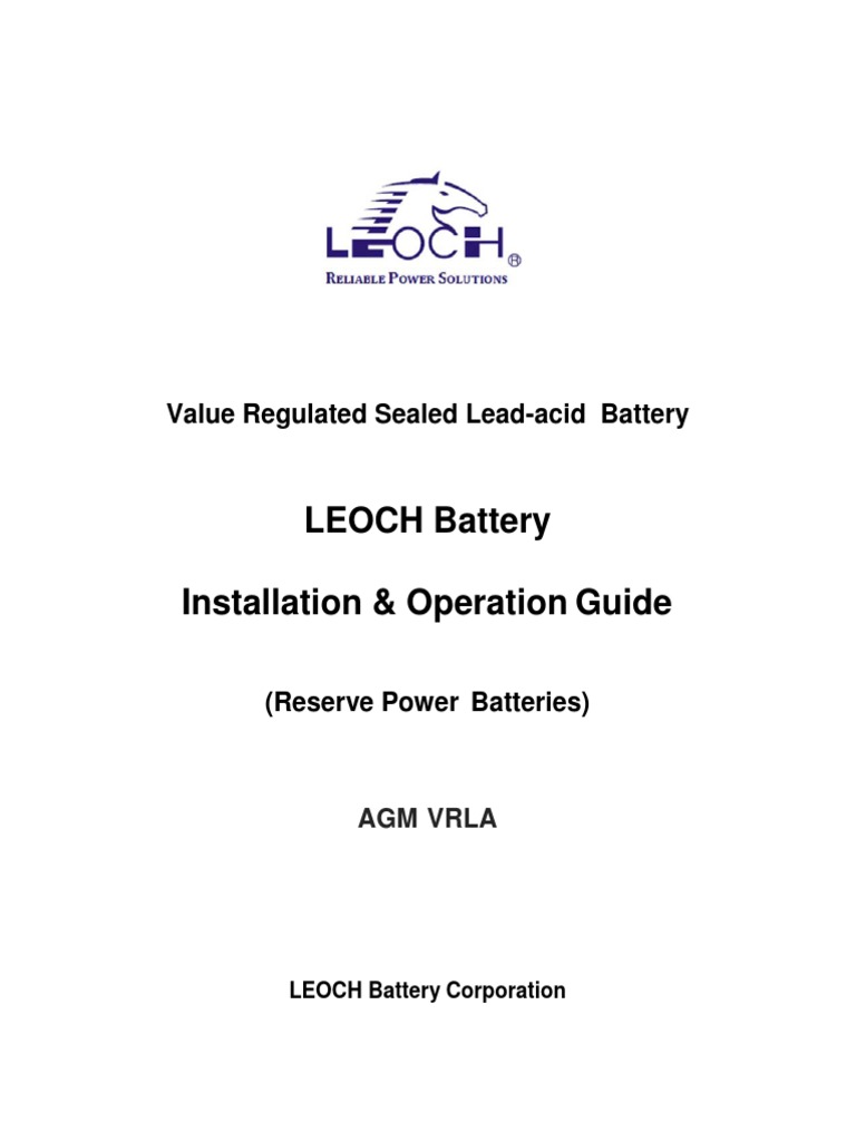 LEOCH LITHIUM BATTERY MANUAL PDF visual data 2