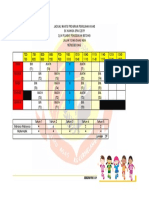 Jadual Waktu Program Pemulihan Khas 2019