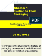 Chapter 1 Introduction To Food Packaging PDF