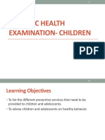 Periodic Health Exam in Children