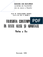 Alexadru Boboc-Filosofia Contemporana (II) - Editura Universităţii Din Bucureşti (1990)