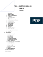 Syllabus - XII Term1