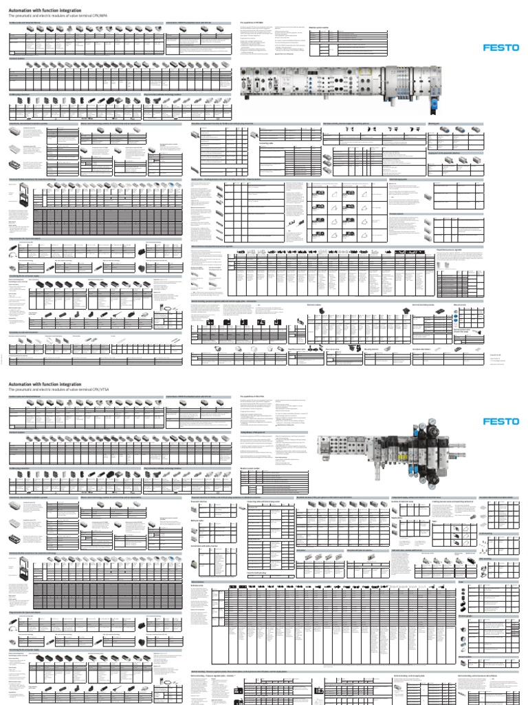 Plakat FESTO CPX MPA VTSA | PDF | Electrical Connector