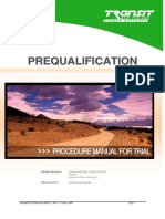 TNZ Prequalification - Manual - Issue - 3