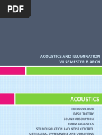 Acoustics and Illumination