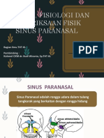 Anatomi, Fisiologi, PX Sinus Paranasal