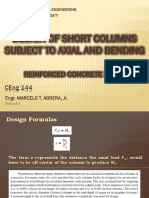 Lecture 8 - Design of Short Columns Subject To Axial and Bending