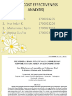 Cea (Cost Effectiveness Analysis) Farmakoepid