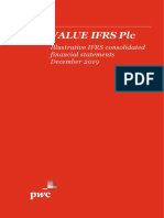 Pwc Illustrative Ifrs Consolidated Financial Statements for 2019 Year Ends