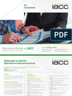 Diplomado en Gestion Operativa en Remuneraciones - Modulos 1 Al 9 - IACC PDF