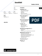 Ariston Asl70c Manual Do Utilizador PDF