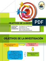 Expo Investigación-Objetivos